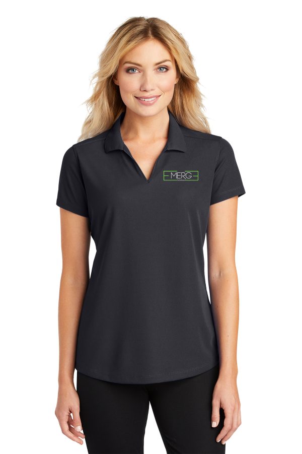 L572 – Port Authority Ladies Dry Zone Grid Polo - Image 6