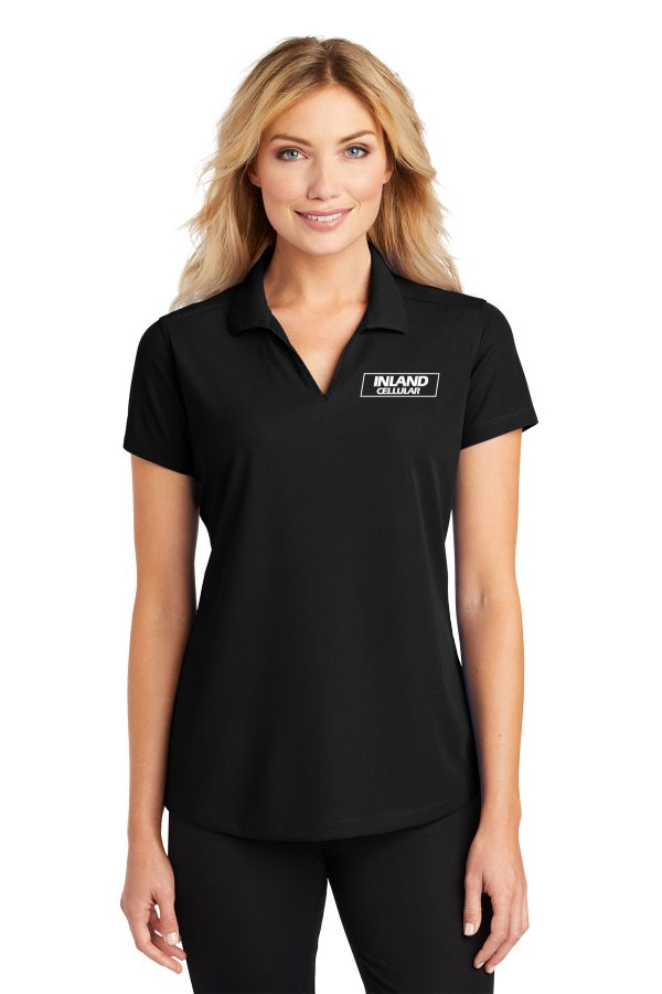 L572 – Port Authority Ladies Dry Zone Grid Polo - Image 3